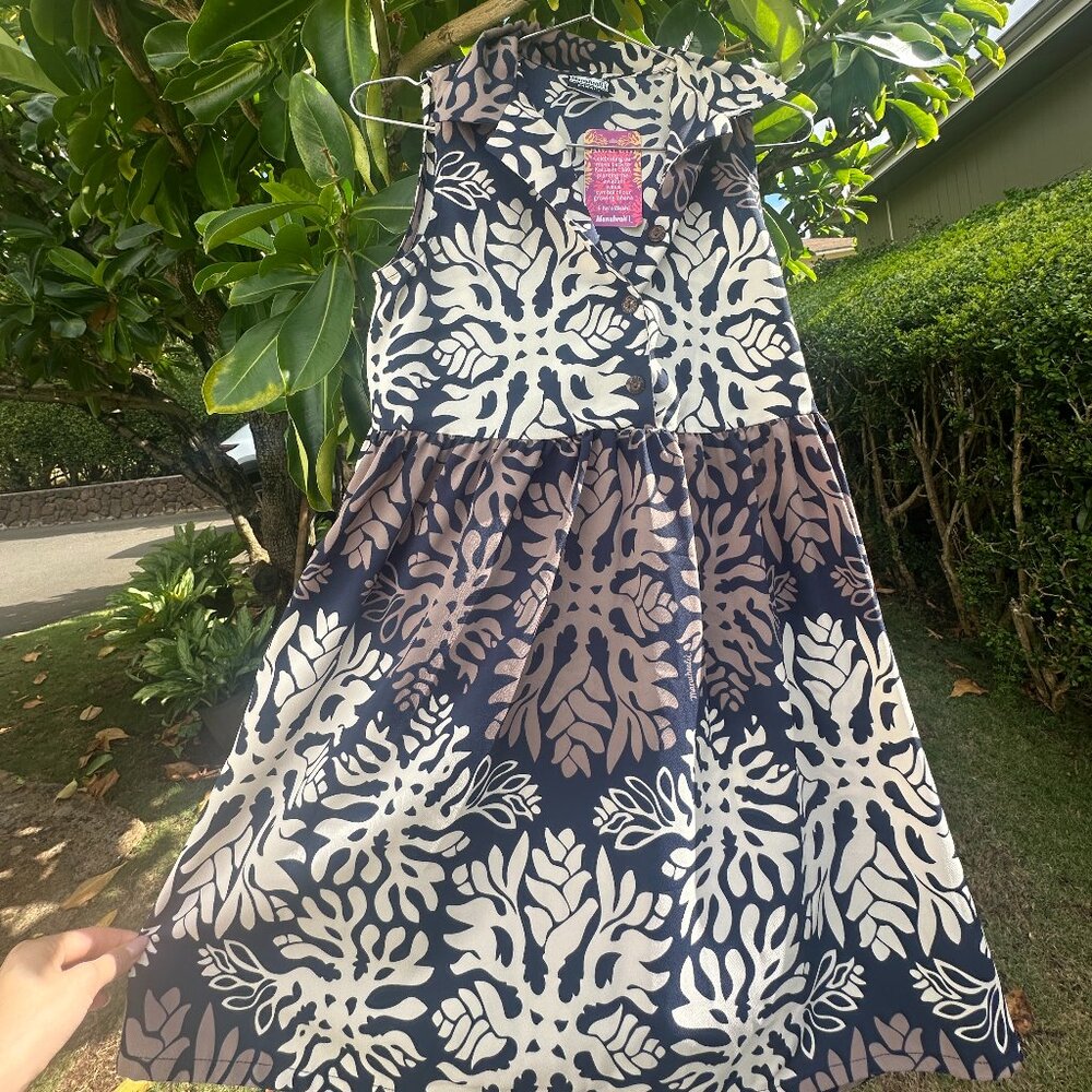 Manuheali'i awapuhi quilt dress with tags